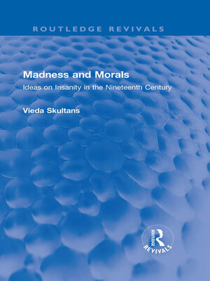 cover image of Madness and Morals